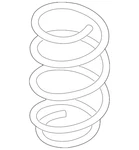 Genuine Nissan Coil Spring 54010-4FU1D. Fixed Price $81.85.