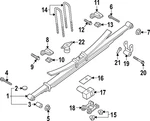 Genuine Ford Leaf Spring Assembly PC3Z-5560-P. Fixed Price $510.40.