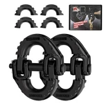 2-PACK 1/2" G80 Safety Chain Connector Link Tow Hitch Hammerlock 12,000LB. Fixed Price $49.99.