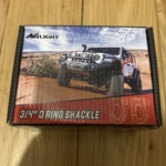 Nilight 2 Pack 3/4" D-ring Shackle 4.75 Ton (9500 Lbs) Capacity With 7/8" Pin He. Fixed Price $25.52.