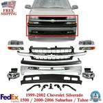 Front Bumper Kit For 1999-2002 Chevrolet Silverado 1500 /2000-06 Suburban /tahoe. Fixed Price $793.91.