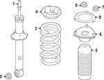 Genuine Nissan Coil Spring 54010-6GR0B. Fixed Price $260.04.
