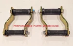 Offset Leaf Spring Shackles W/ Bushings 67-76 Mopar A-body Suspension. Fixed Price $117.95.