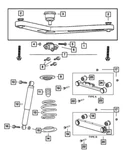 Chrysler Oem 04-07 Liberty Suspension Components-spring 52128871AA. Fixed Price $152.53.
