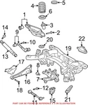 Genuine Oem Rear Upper Coil Spring Insulator For Toyota 4825742030. Fixed Price $21.00.
