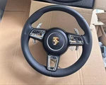 Porsche 911 991 Carrera 718 Cayman Boxster Cayenne Macan Leather Steering Wheel. Fixed Price $589.99.
