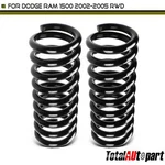 2PCS Coil Springs For Dodge Ram 1500 2002 2003 2004 2005 Rwd Front Left & Right. Fixed Price $115.98.