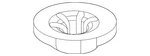 Genuine Nissan Coil Spring Insulator 55034-6RR0A. Fixed Price $25.01.