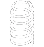 Genuine Volkswagen Coil Spring 3QF-411-105. Fixed Price $127.94.