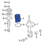 For Hyundai Sonata 2011-2014 546303Q314 Front Coil Spring. Fixed Price $301.45.