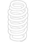 Genuine Audi Spring 5N0-511-115-M. Fixed Price $205.65.