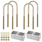 Racewill Inch Universal Leaf Spring Lowering Block Kits, 5" Length X 2-1/3". Fixed Price $112.34.
