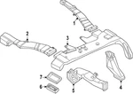 Genuine Nissan Instrument Panel Air Duct 27981-7JA0A. Fixed Price $90.14.