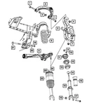 Genuine Mopar Front Coil Spring Right 68507394AA. Fixed Price $80.61.