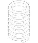 Genuine Volkswagen Coil Spring 7P6-511-115-S. Fixed Price $159.61.