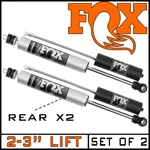 Fox 2.0 Remote Reservoir Rear Shocks Pair Fit 2003-2024 Toyota 4RUNNER 2-3" Lift. Fixed Price $619.95.