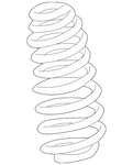 Genuine Honda Coil Spring 52441-THR-A01. Fixed Price $137.21.
