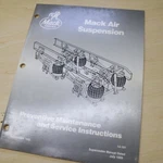 1992 Mack Truck Suspension Repair Shop Service Manual Book Overhaul Guide. Fixed Price $29.25.