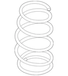 Genuine Nissan Coil Spring 54010-5EE1B. Fixed Price $126.01.