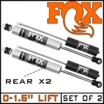 Fox 2.0 Remote Reservoir Rear Shocks Pair Fits 03-23 Toyota 4RUNNER 0-1.5" Lift. Fixed Price $705.69.