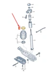 New Audi Q4 E-tron Upper Rear Coil Spring Insulator 1EA512149. Fixed Price $15.04.