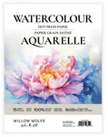 Willow Wolfe Hot Press Watercolour Paper Pad 9X12, WW-HP91215. Fixed Price $26.99.