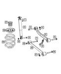 Genuine Mopar Rear Coil Spring 68267715AA. Fixed Price $40.81.