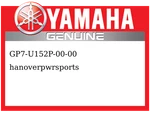 Yamaha Oem Part GP7-U152P-00-00 Spring. Fixed Price $13.99.