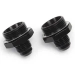 Russell 640223 Carburetor Inlet Fittings Holley -6 An 7/8"-20 Black Pair. Fixed Price $24.11.