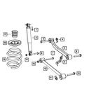 Genuine Mopar Rear Coil Spring 68004258AA. Fixed Price $59.46.