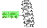 Toyota Fj Cruiser 10 - 14 Front & Rear Coil Spring Set Genuine Oem. Fixed Price $650.97.