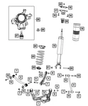 Genuine Mopar Rear Coil Spring Right 5168243AB. Fixed Price $123.42.