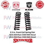 Skyjacker Coil Spring Pair 2.5" Front Lift For Ram 14-24 2500 13-24 3500 4WD. Fixed Price $235.44.