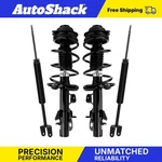 Front Complete Strut Coil Spring Rear Shock Absorbers For 2013-2016 Dodge Dart. Fixed Price $189.21.