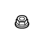 Genuine Ford Front Insulator Nut W520216-S442. Fixed Price $10.80.