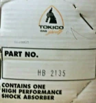 Tokico HB2135 (hp Series) Rear Left Shock Absorber Fits Mazda MX-3/PROTEGE. Fixed Price $99.95.