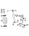 Genuine Mopar Rear Coil Spring 5290773AA. Fixed Price $112.25.