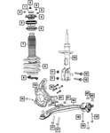 Genuine Mopar Front Coil Spring Right 68238135AB. Fixed Price $117.49.