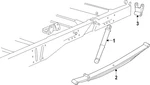 Genuine Gm Rear Leaf Spring 84205632. Fixed Price $425.51.