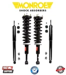 Complete Monroe Front Strut Coil Springs & Rear Shock Kit For Tundra 07-21. Fixed Price $353.44.