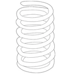 Genuine Mitsubishi Coil Spring 4140A493. Fixed Price $137.30.