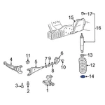 Ford E-350 Super Duty 1999-2026 E8UZ5414A Lower Coil Spring Insulator. Fixed Price $30.36.
