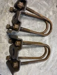 1985 - 1997 Ford F250 F350 Rear Axle Spring U Bolts And Plate. Pair. Oem. Fixed Price $150.00.