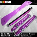 Rear Lower Control Arm Tie Bar Subframe Purpl For 92-95 Civic 93-97DEL Sol. Fixed Price $1132.82.