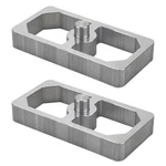 3/4 Inch Aluminum Extruded Leaf Spring Lowering Blocks - 2 Pack. Fixed Price $25.99.