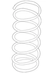 Genuine Bmw Coil Spring 33-53-6-768-126. Fixed Price $179.35.