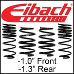 Eibach Pro-kit -1"F / 1.3"R Lowering Springs Set 2010-2015 Chevy Camaro 3.6L V6. Fixed Price $363.40.
