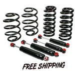 63-72 Chevy C10 Truck Front 3" Rear 4" Lowered Dropped Coil Springs Shock Kit. Fixed Price $449.00.