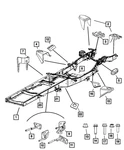 Genuine Mopar Spring Bracket Left 68192534AA. Fixed Price $91.39.