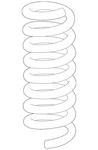 Genuine Mercedes-benz Coil Spring 206-324-24-00. Fixed Price $105.30.